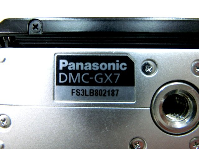 LUMIX パナソニック Panasonic ホワイト ボディ 中古品 ■ Panasonic パナソニック LUMIX ルミックス Wi-Fi対応 デジタル一眼カメラ DMC-GX7C / レンズ H-H020A 日本製 ■