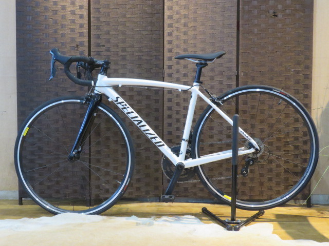 ■SPECIALIZED ALLEZ スペシャライズド アレー MEN'S Sサイズ 20速 ホワイト シマノ TIAGRA アルミフレーム ロードバイク 自転車 札幌発
