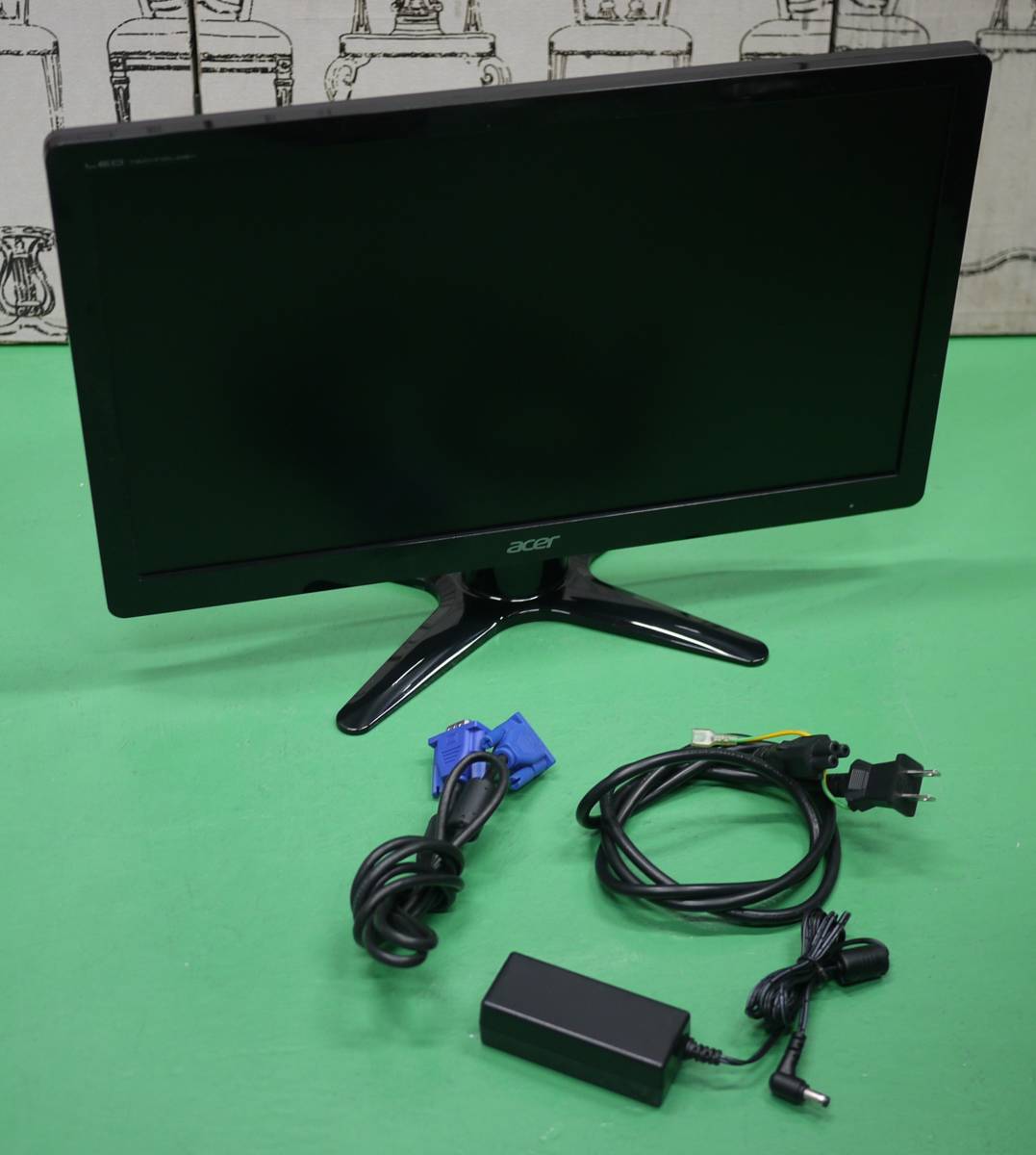 美品 Acer エイサー 19.5インチ ワイド 液晶 LCD モニター G206HQL 