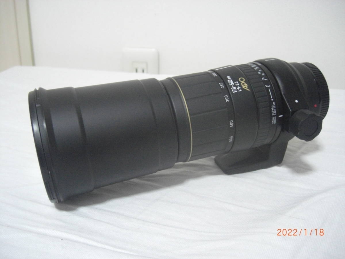 SIGMA 170-500mm F5-6.3 APO （ケース付き）　作例あり 170-500mm Sigma APO f⁄5-6.3 DG Aspherical Lens for f5-6.3 - RF Zoom