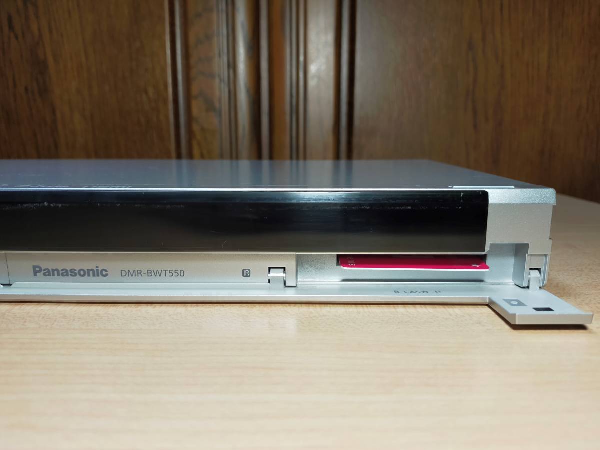 Panasonic DMR-BWT550/2番組同時録画可/B-CAS，新品リモコン，HDMI