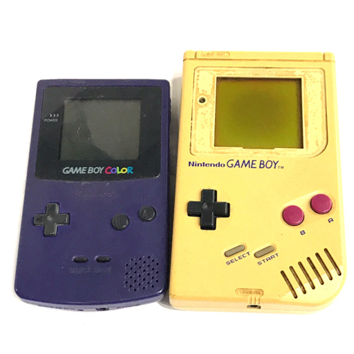  Nintendo DMG-01 ゲームボーイ CGB-001 ゲームボーイカラー 2点 セット QS014-5(本体)｜売買されたオークション情報、yahooの商品情報をアーカイブ公開 - オークファン 本体、アクセサリー