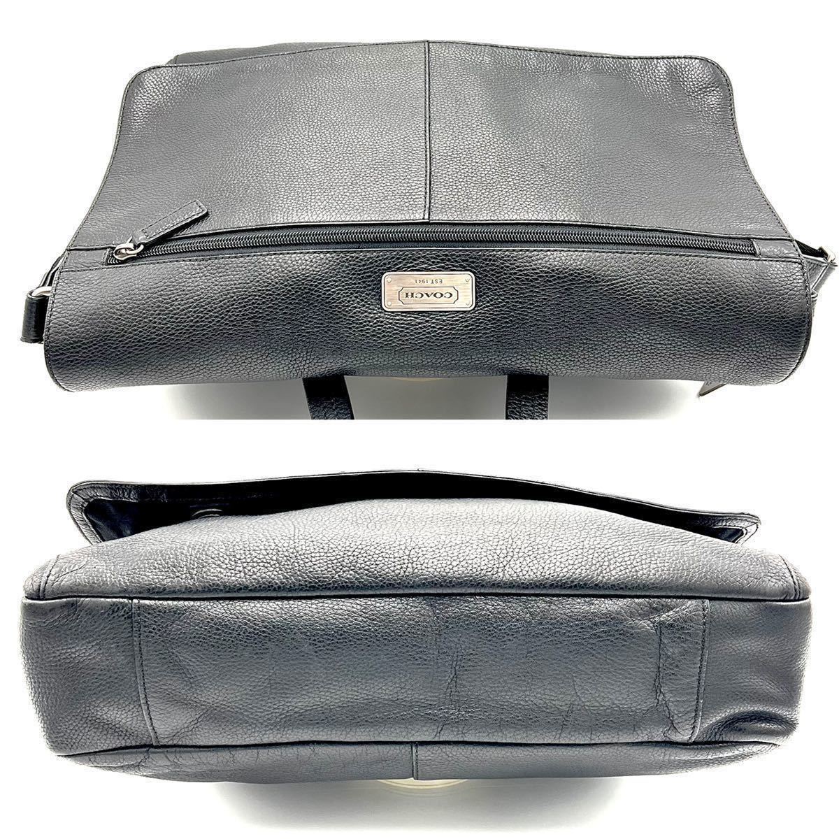 1円 COACH コーチ 2WAY F70367 ショルダーバッグ ベブルドレザー 