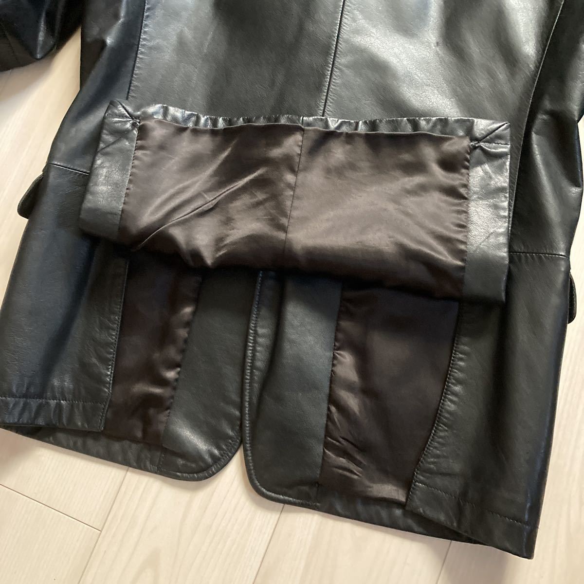 極美品 90年代 オールド GAP レザージャケット レザーテーラード 