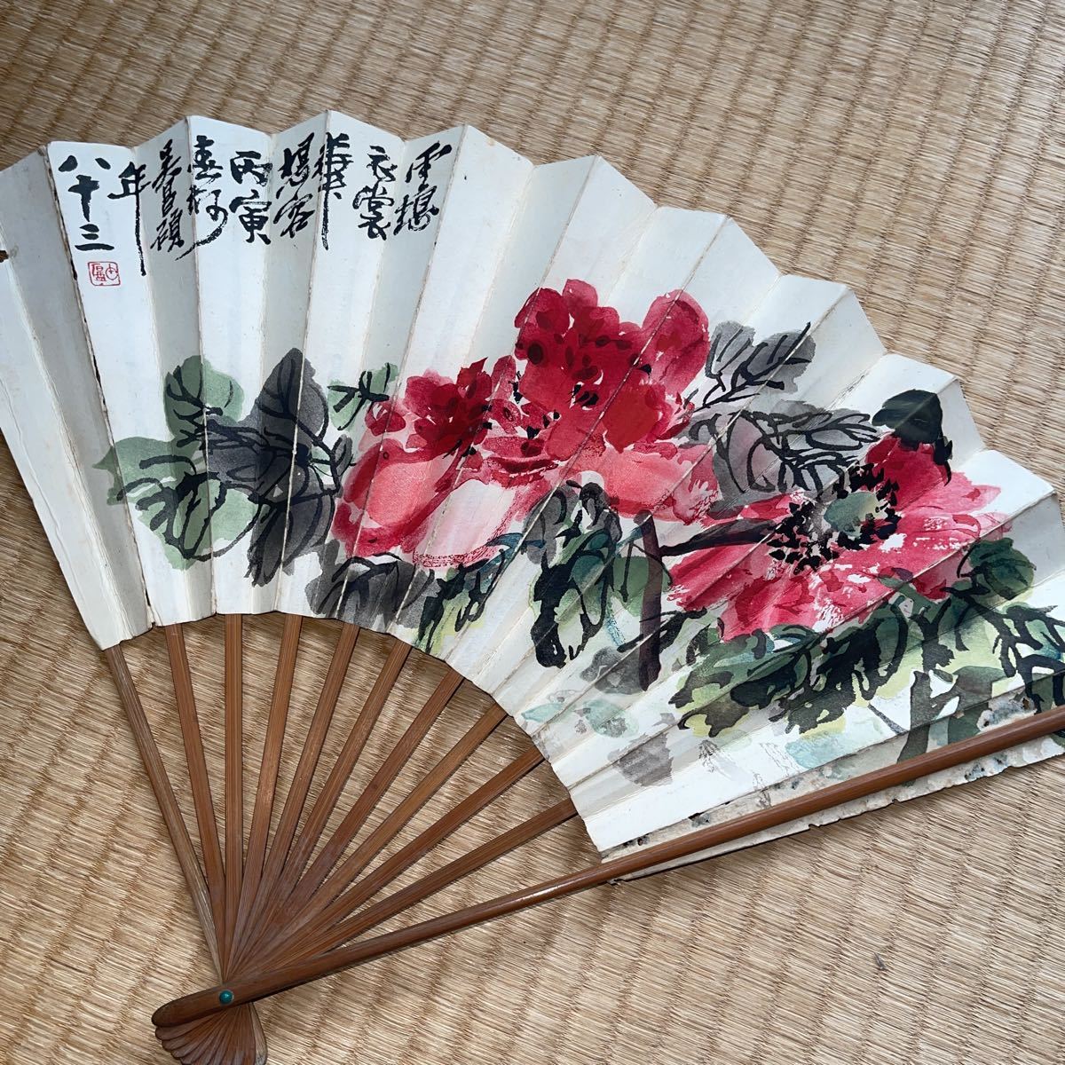 中国 M 工芸印刷 紙本墨画淡彩 呉昌碩行書 花図 額装 R6355B 文化遺産オンライン 山水図扇面 扇子 2026年最新Yahoo!オークション 掛け軸(美術品)の中古品 -呉昌碩 ◇ マクリ