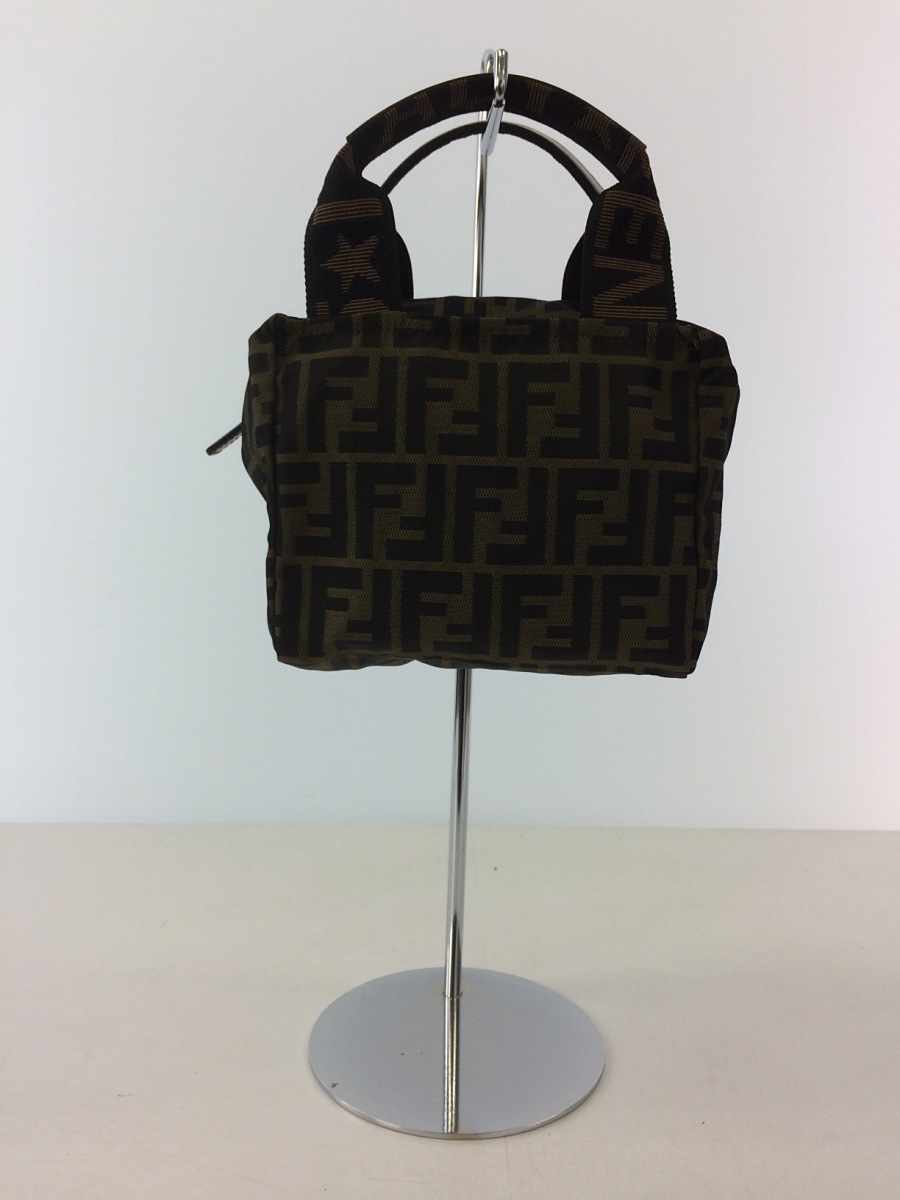 フェンディ ズッカ柄 FENDI ブラウン 化粧ポーチ ミニポーチ 小物入