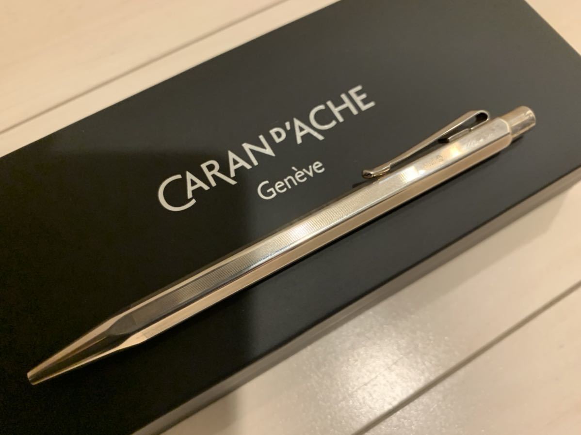 【廃盤・極美品】カランダッシュ エクリドール トレッセ ボールペン シルバー 廃盤・極美品カランダッシュ エクリドール トレッセ ボールペン