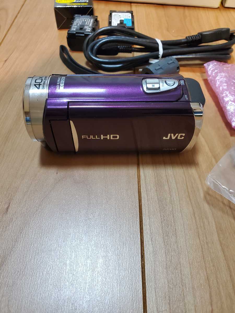 JVC Everio GZ-E117　ビデオカメラBDライター Everio GZ-E117 JVC GZ JVCケンウッド 専用BDライターCU-BD5公式認定