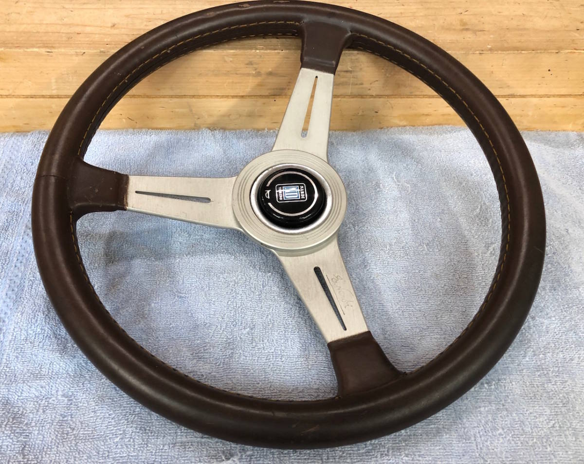NARDY classic】ナルディ クラシックステアリング まわせ レザー380mm