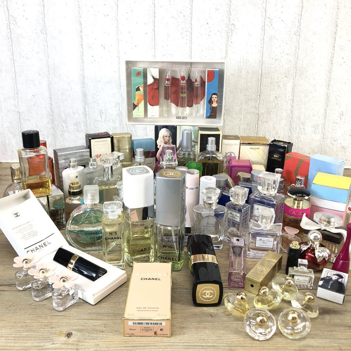 【最終値下げ/中古】香水　CHANEL×1 & Dior×2 シャネル ディオール ☆ブランド ミニ香水 まとめて ゲラン ラルフ