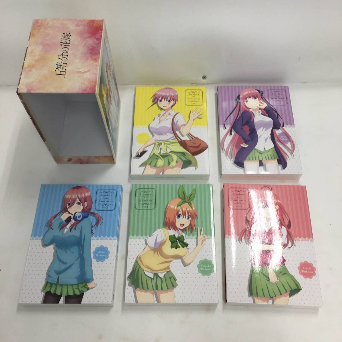 五等分の花嫁 初回限定版 全5巻セット(ゲーマーズ全巻収納BOX付き 