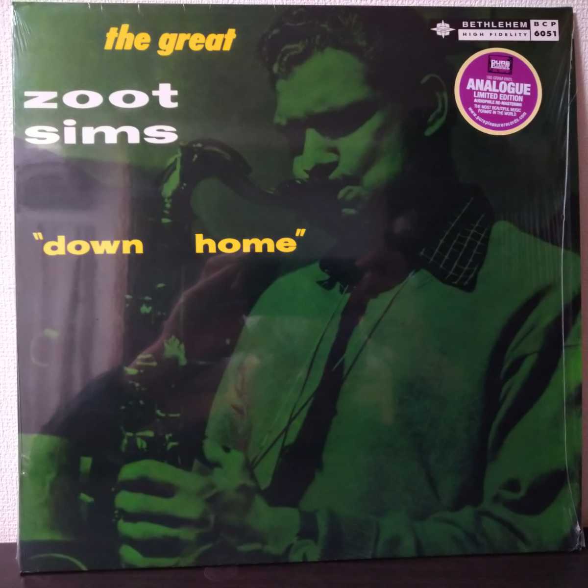 美盤］Zoot Sims/Down Home”