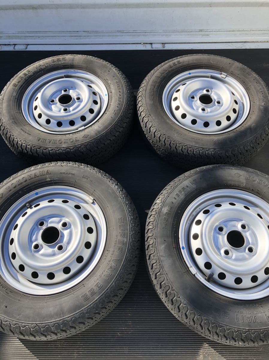 軽トラ ヨコハマ キャリイ 軽バン 6pr 145R12 2016年