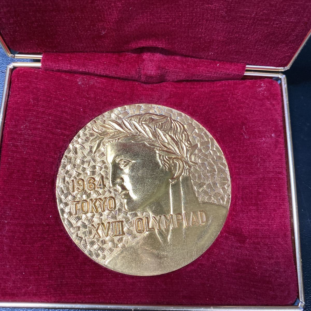 ☆オリンピック東京大会記念メダル 1964年 TOKYO XVⅢ OLYMPIAD 18KGP