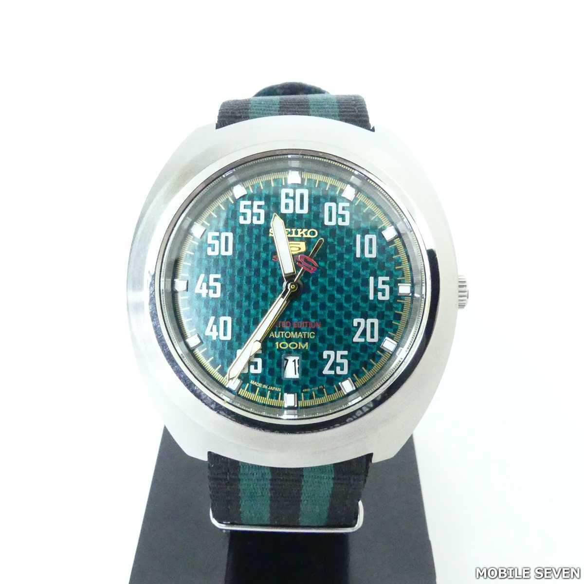 SEIKO セイコー 5 SPORTS LIMITED EDITION 自動巻 100m 4R35-01M0 現状 