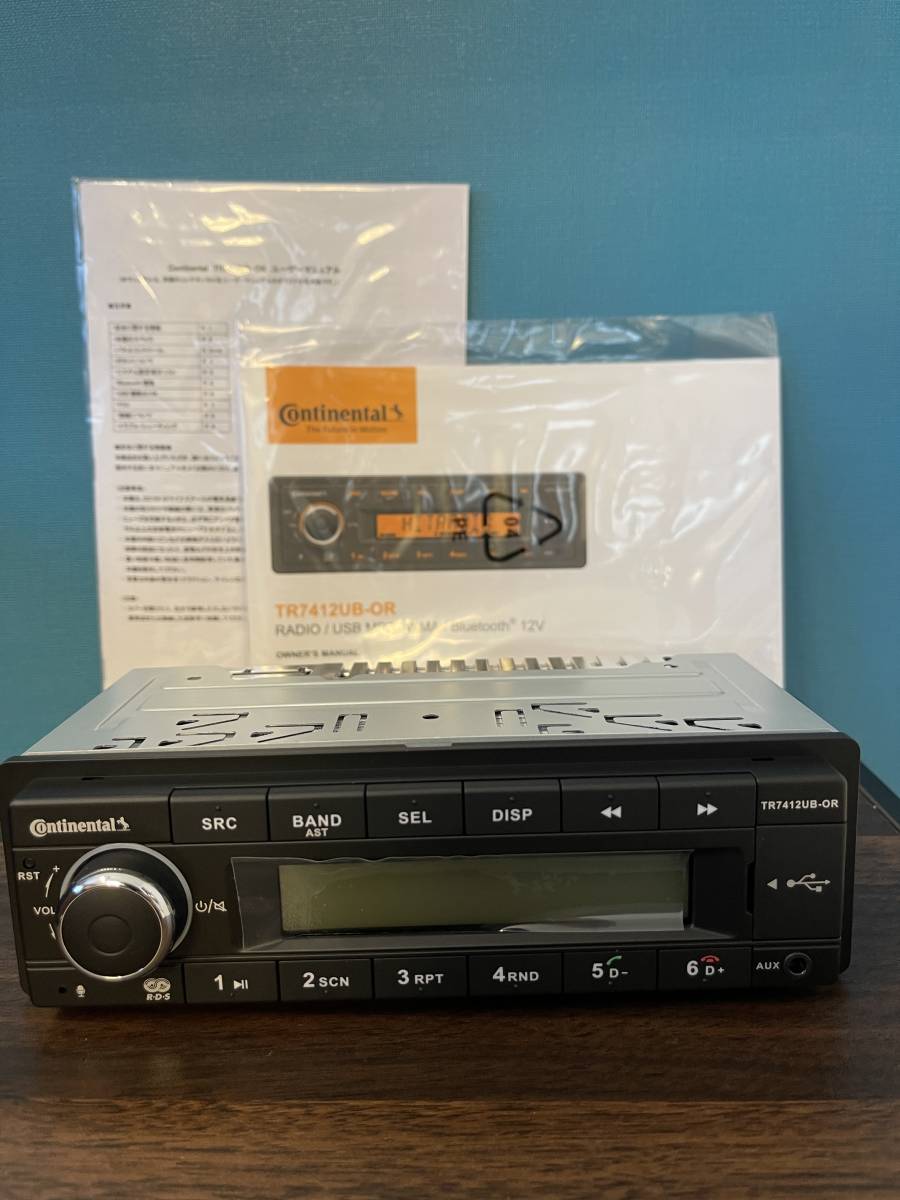 日本周波数設定済 コンチネンタル TR7412UB -OR 新品・即納】日本