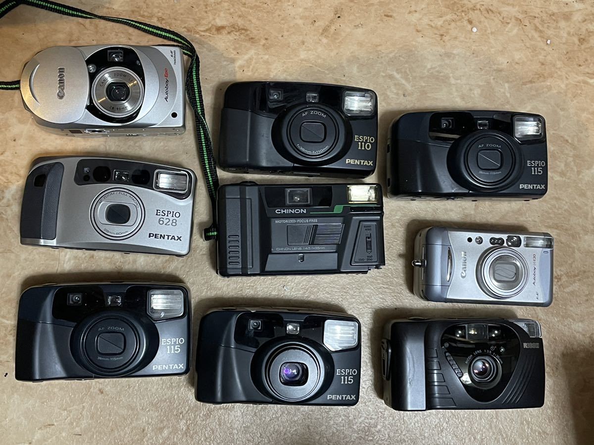 Canon PENTAX OLYMPUS MINOLTA まとめ ， コンパクトフィルムカメラ