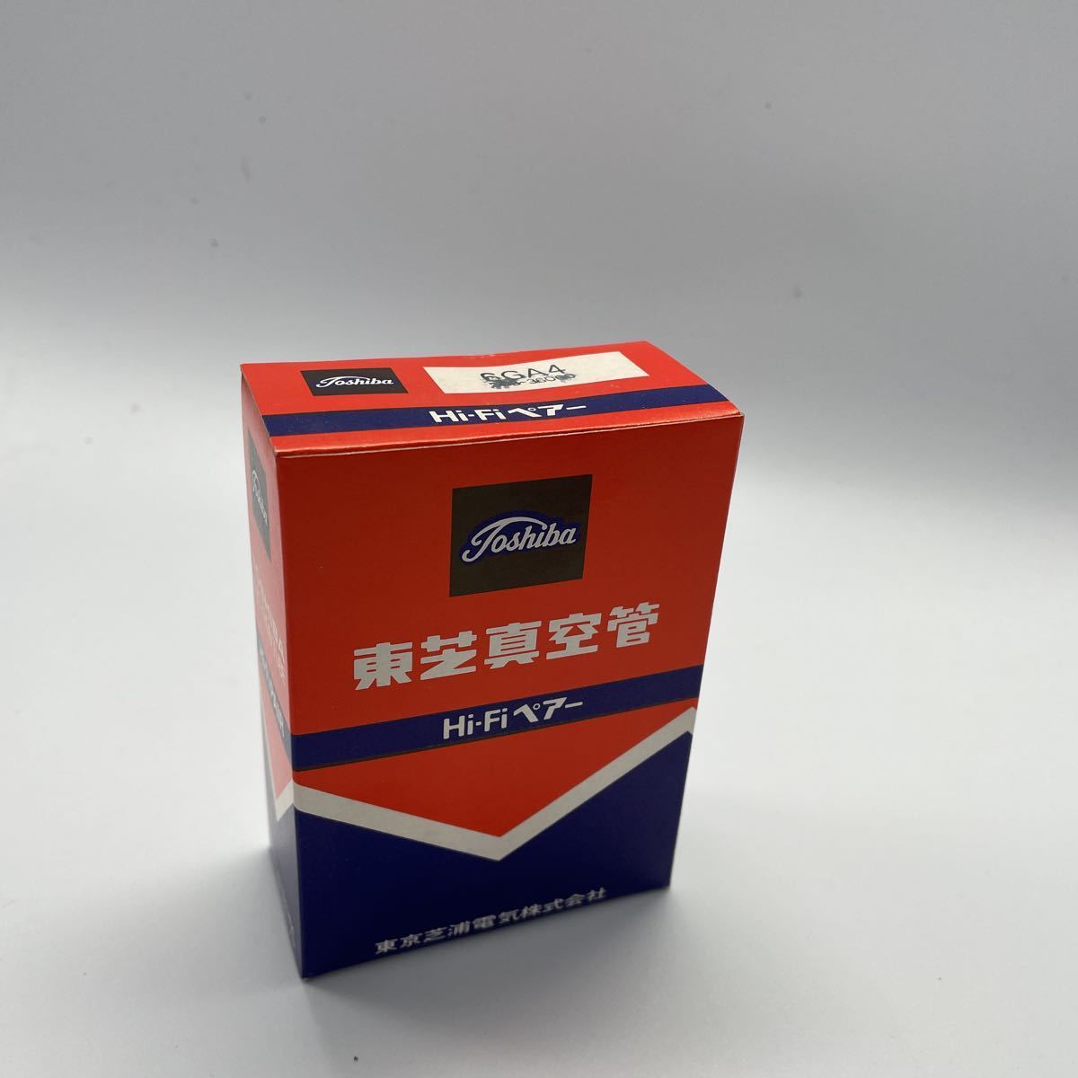 東芝真空管　Hi-Fiペアー　6G-A4 1箱　2本組　　　　新品未使用　元箱入り