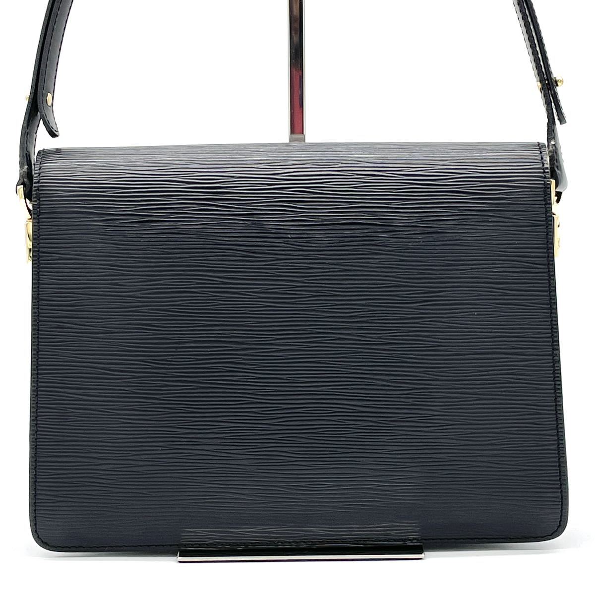 1円 美品 LOUIS VUITTON ルイヴィトン エピ オッシュ バイカラー 黒