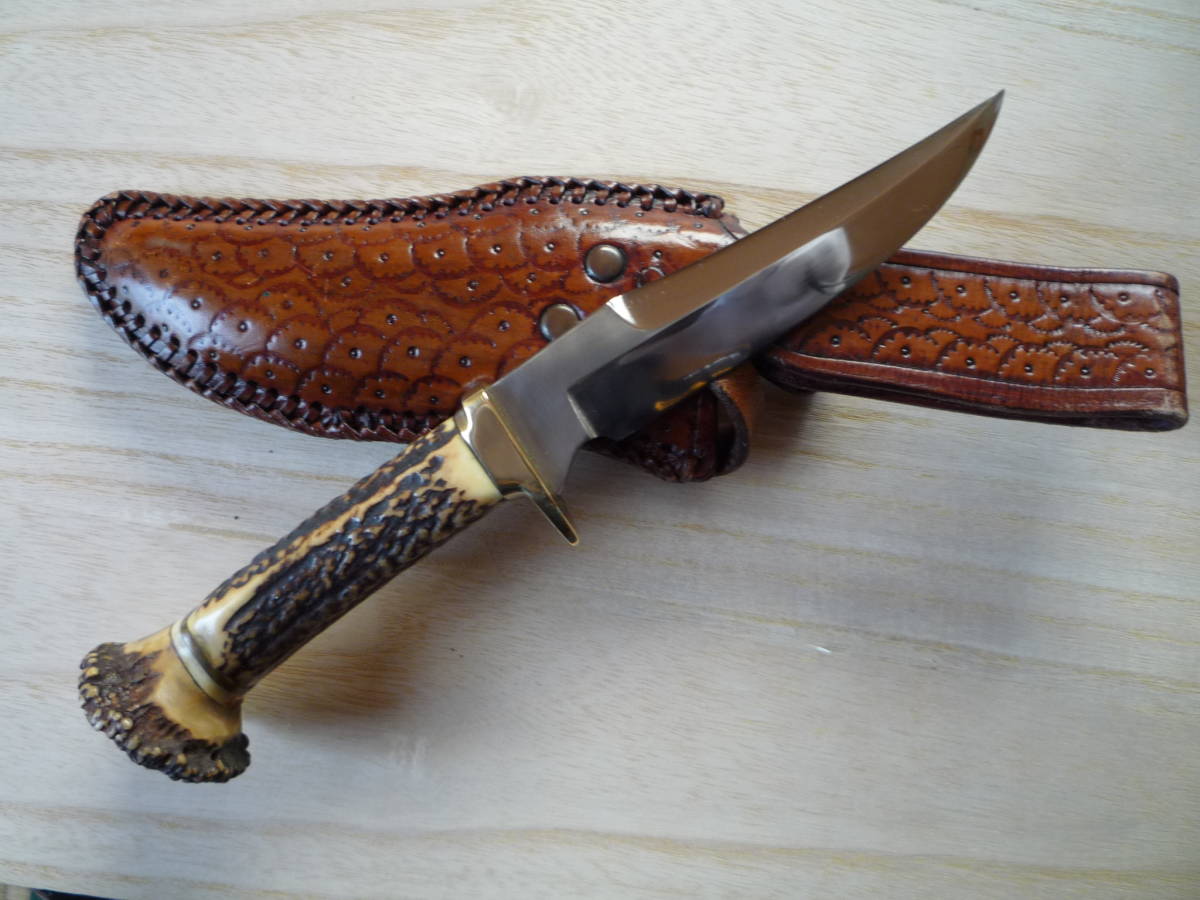 希少 S.スタッグナイフハンドル材