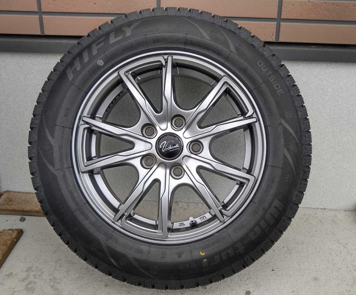 格安，送料無料 タイヤホイールHIFLYハイフライWin-turiスタッドレス195/65R15 4本セット(スタッドレスタイヤ)｜売買されたオークション情報、yahooの商品情報をアーカイブ公開 - オークファン 5穴
