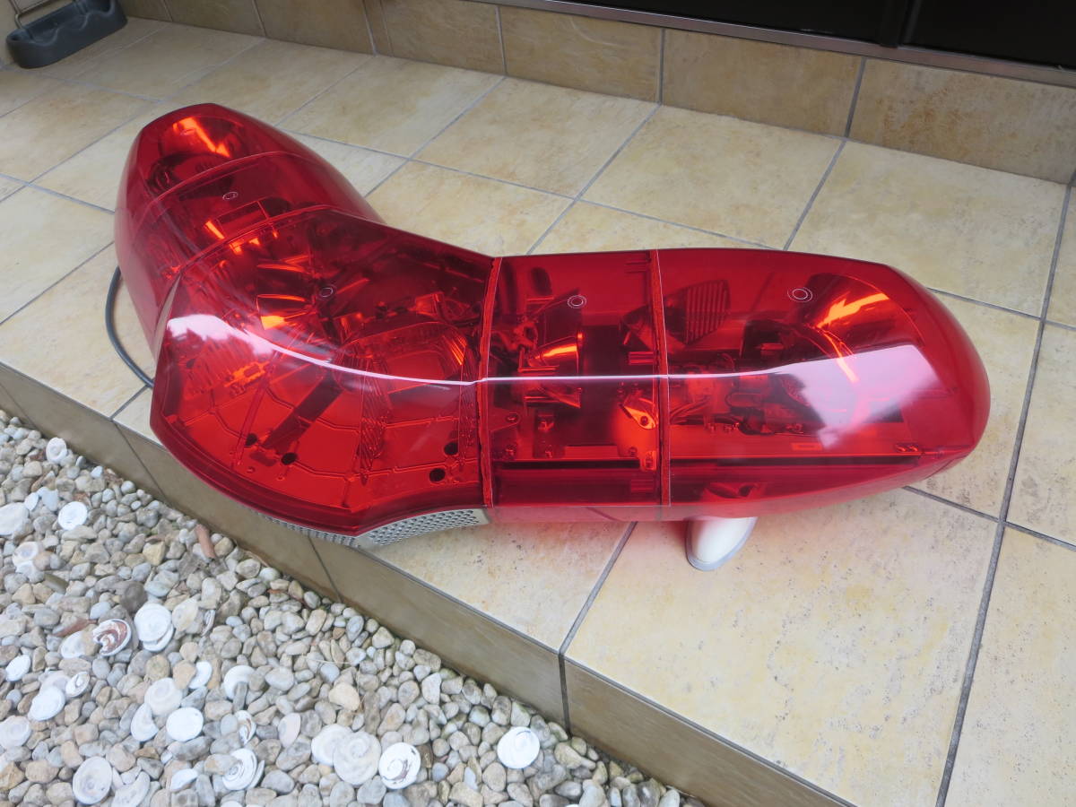 ☆ 希少中古品 パトライト製 エアロブーメラン 回転灯 劇用車 PC JAF 