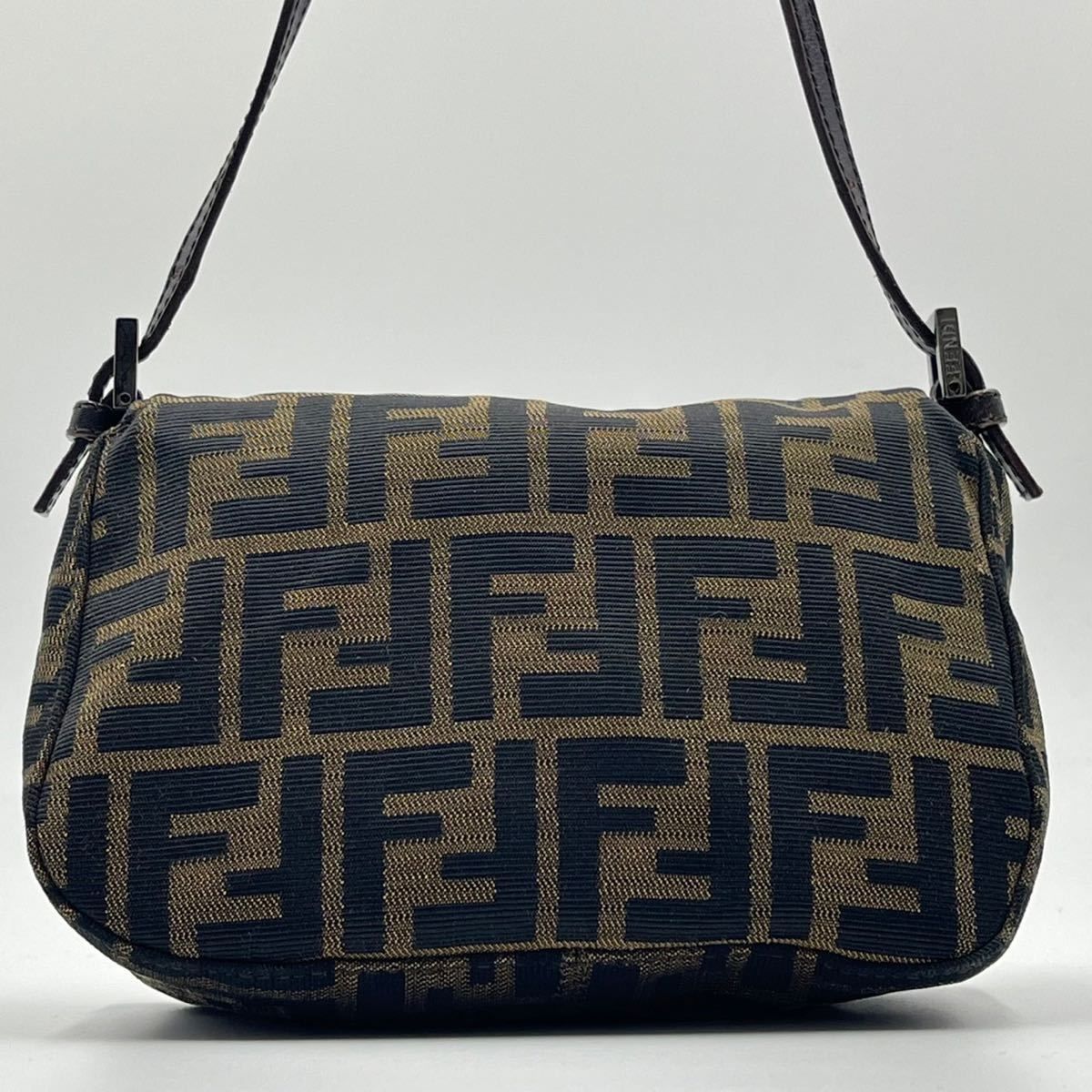 1円スタート フェンディ FENDI マンマ ショルダーバッグ デニム 【公式 