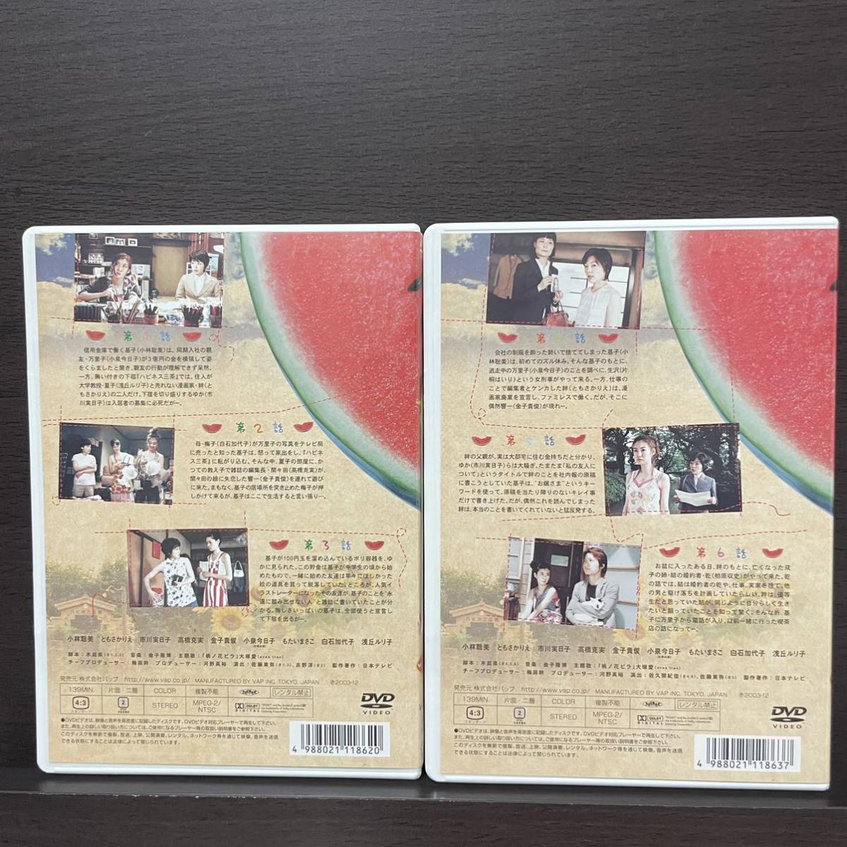 希少DVD全巻セット!! すいか suika BOX 小林聡美 ともさかりえ 市川実