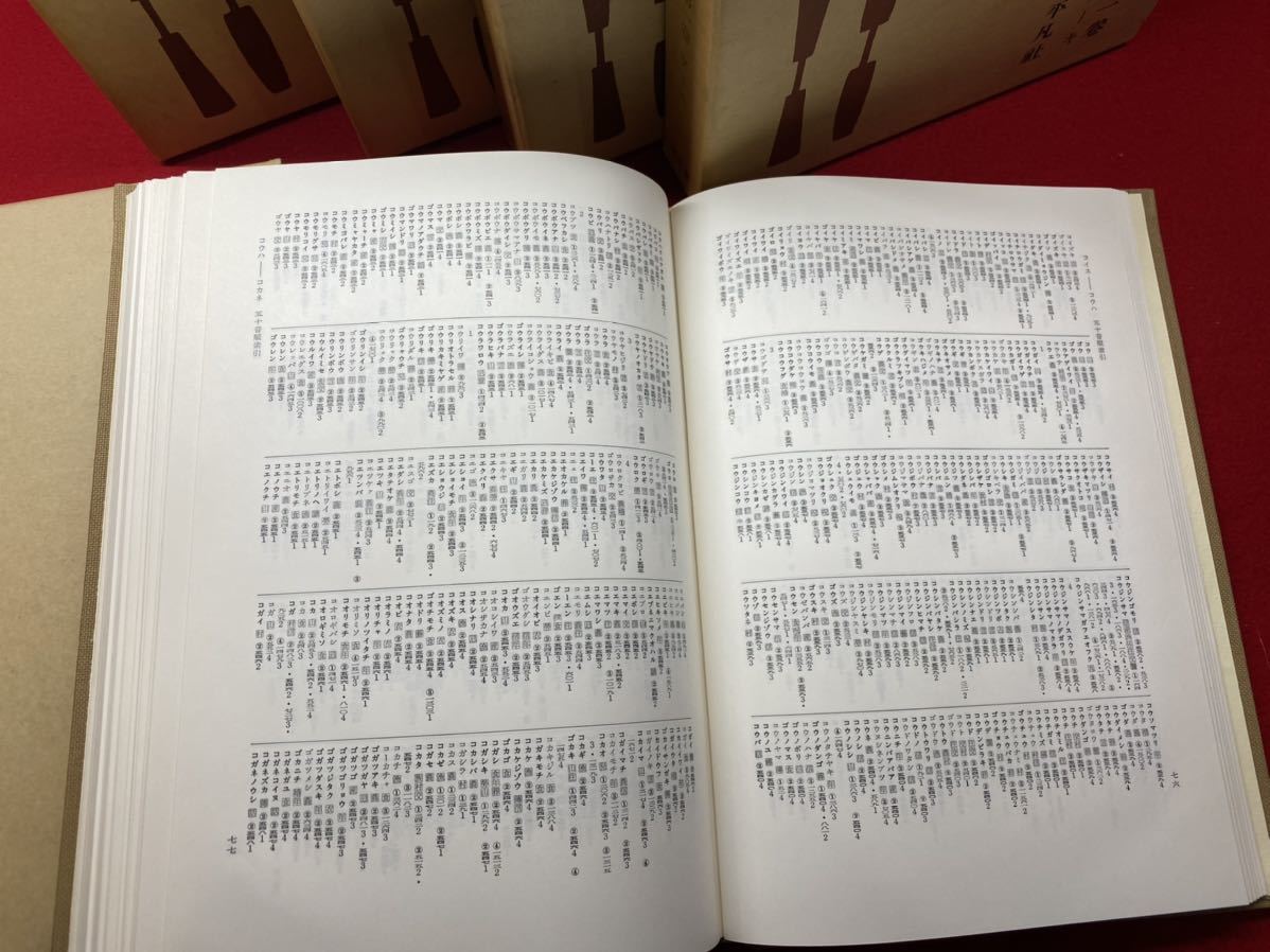 書籍 改訂 綜合日本民俗語集 五巻揃い 昭和45年発行 柳田國男 監修