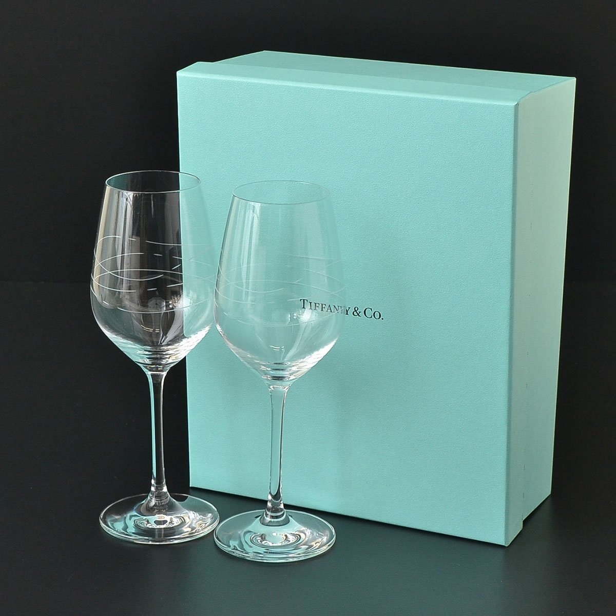  428499 TIFFANY&Co. ティファニー カデンツ ペア ワイングラス 2客 6087/8668(ティファニー)｜売買されたオークション情報、yahooの商品情報をアーカイブ公開 - オークファン ティファニー