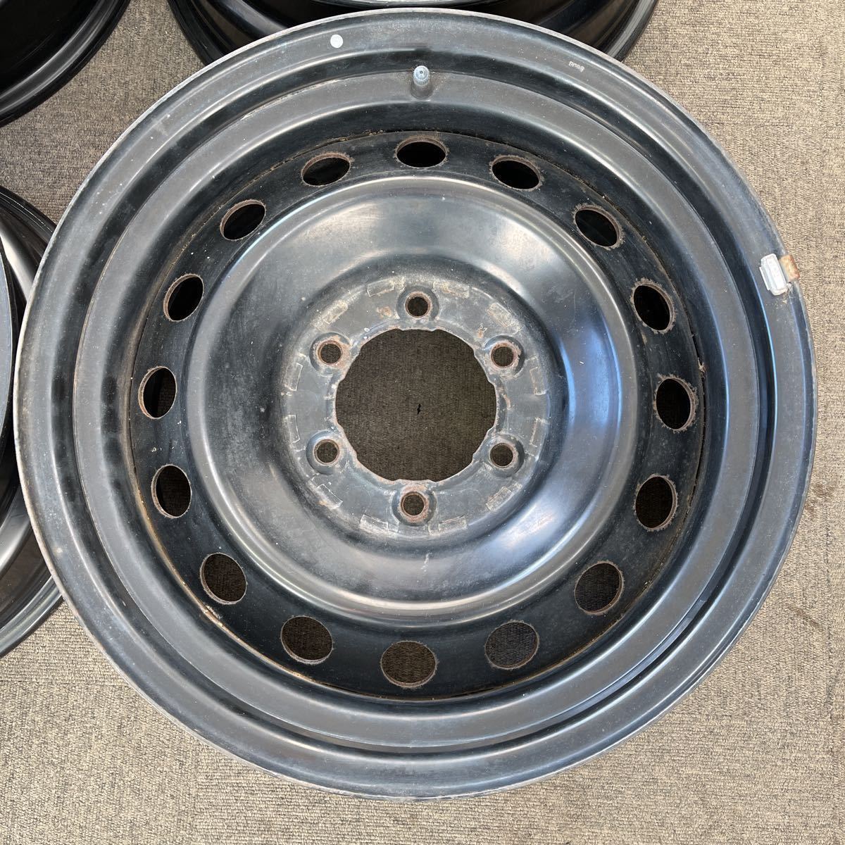 送料無料【 トヨタ FJクルーザー純正 鉄ホイール 4本 】 17インチ 7.5J +15