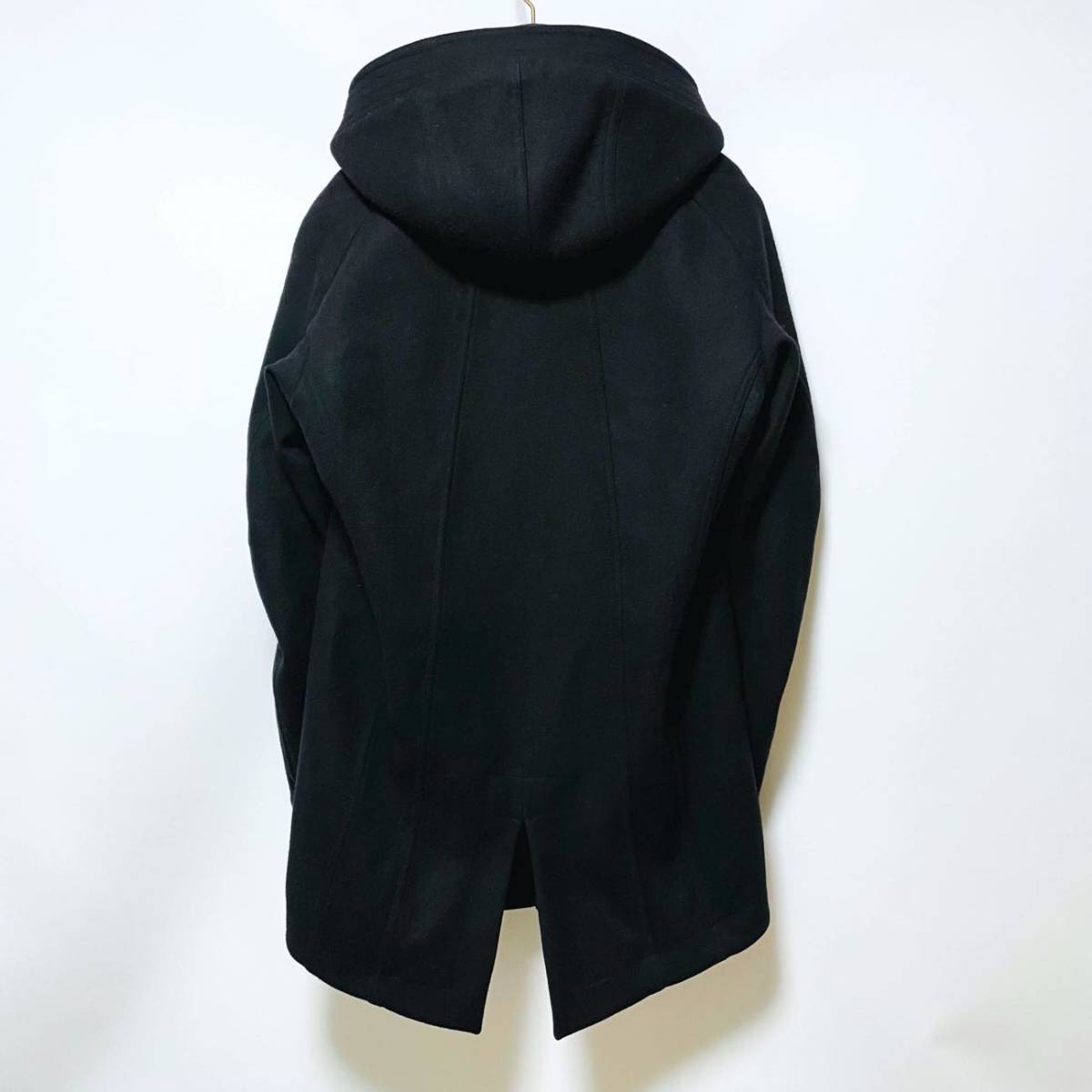 DEVOA デボア ウールカシミヤメルトン フーデッドコート 3(L) メンズ 