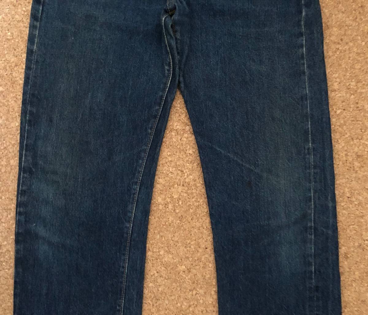 70S LEVIS リーバイス501 66後期 8％ 濃紺状態！リペア済み 