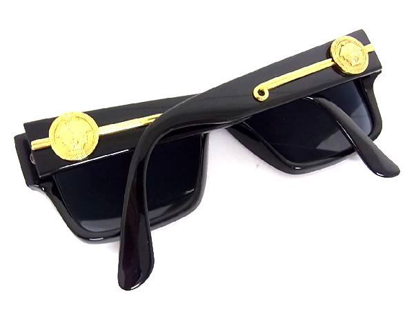 VERSACE ヴェルサーチ MOD メデューサ サングラス メガネ 眼鏡 1円 □美品□ VERSACE ヴェルサーチ MOD.372/DM COL.852 Bk メデューサ
