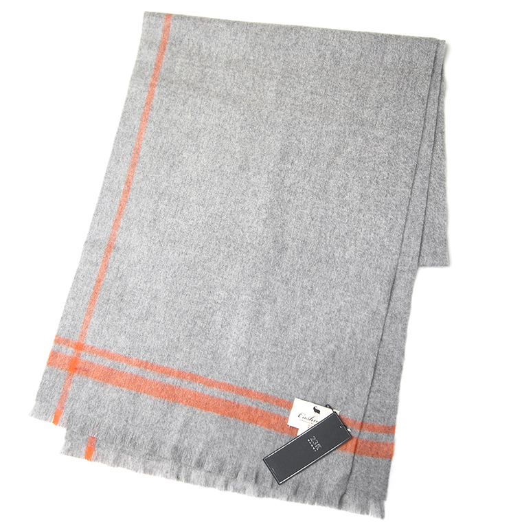 カシミヤ マフラー | KAWABE mau.さんコラボ》Filomo 極やわカシミヤ 新品 1.7万 23区オム カシミヤ 100% マフラー 灰 【K23140】 23区 HOMME 秋冬 メンズ ストール カシミア ニジュウサンク グレー