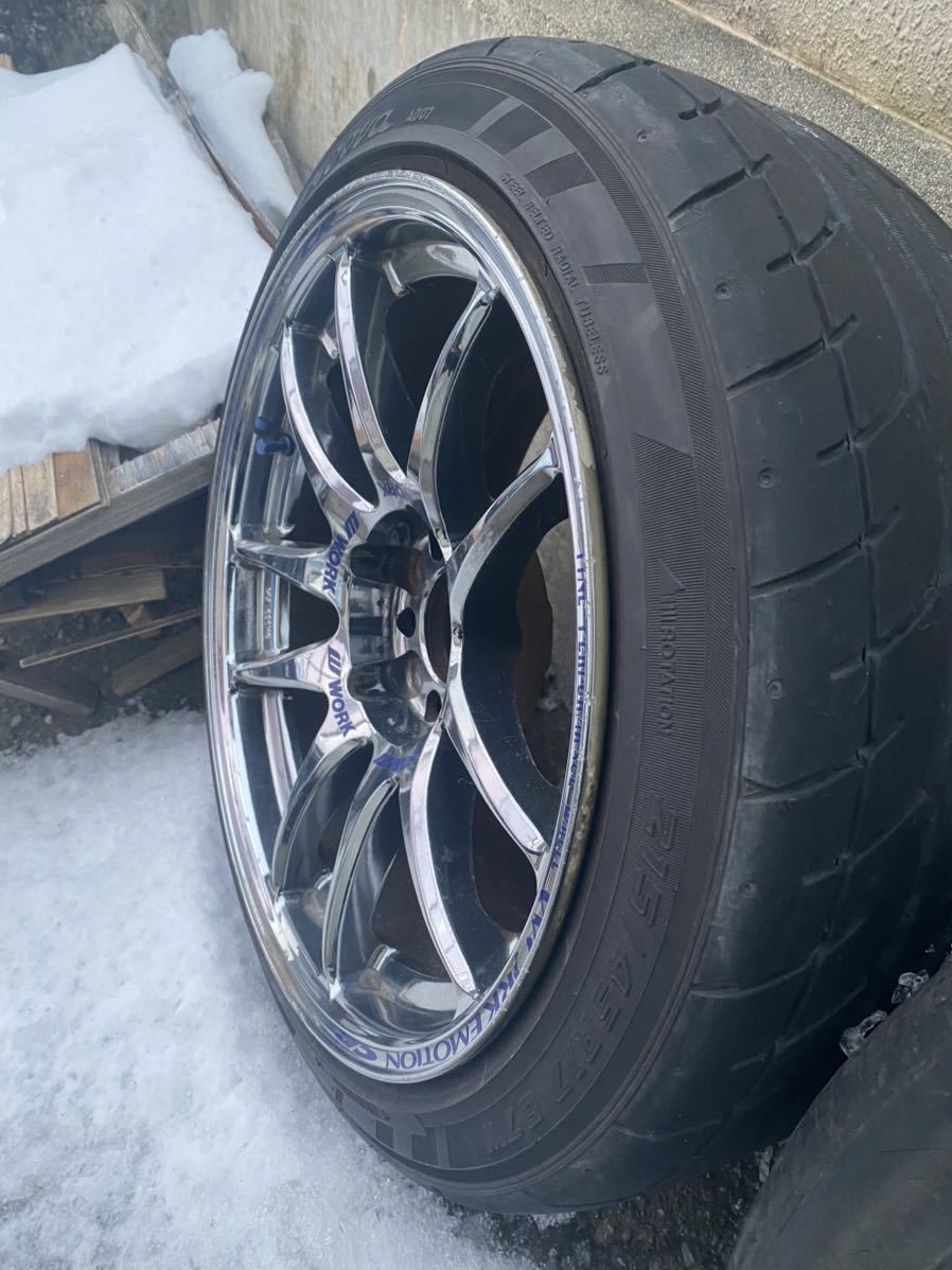 引取限定WORK エモーション CR kai 17インチ 7J +42 WORK