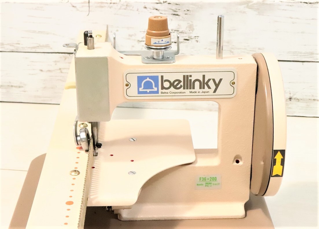 ト長】日本ベルナ ベルリンキー bellinky F36×200 編機 ミシン ト長】日本ベルナ ベルリンキー bellinky F36×200 編機 ミシン