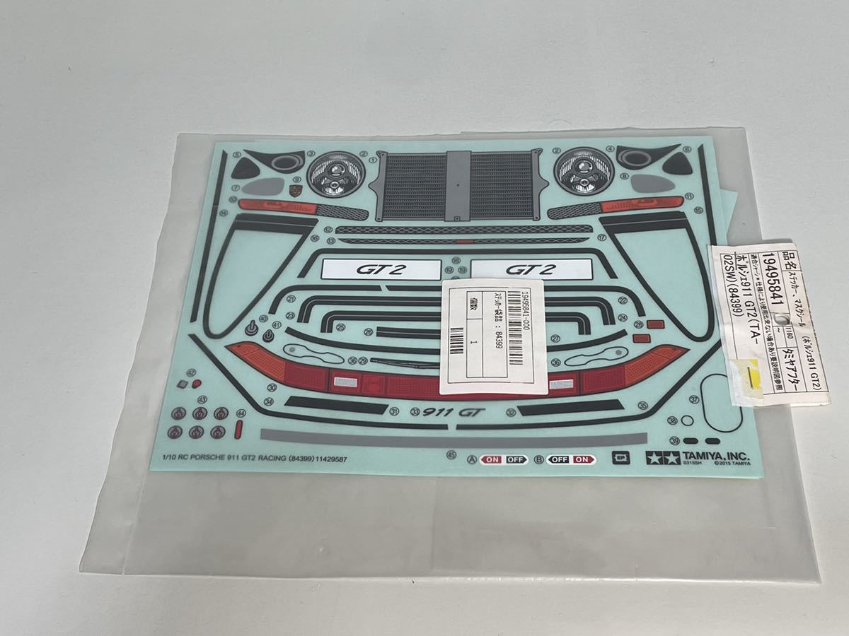 【お買い得，人気セール】 タミヤ TAMIYA ポルシェ 911 GT2 ステッカー TA02SW TA03RS(ボディ)｜売買されたオークション情報、yahooの商品情報をアーカイブ公開 - オークファン ボディ