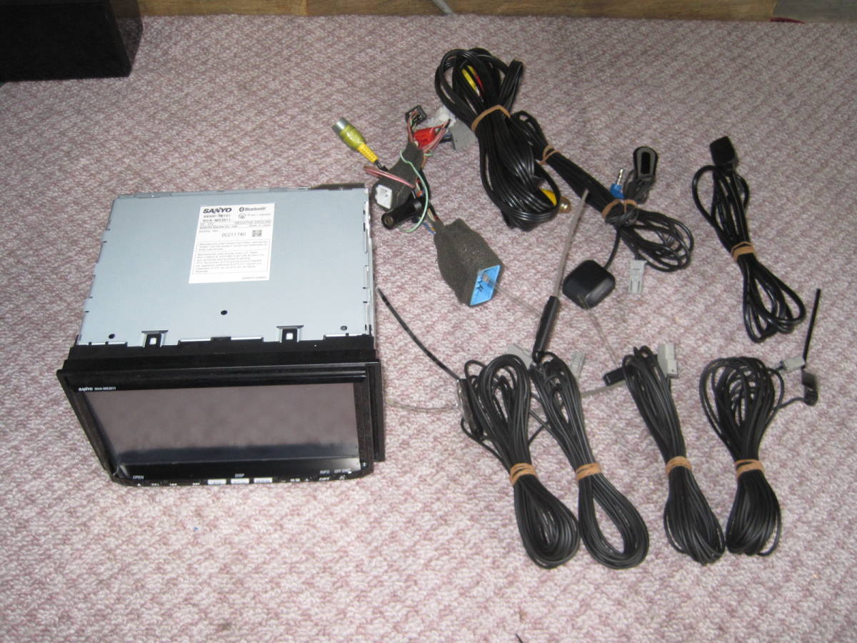 スズキ純正オプション フルセグTV ナビ SANYO NVA-MS3511 DVD/CD