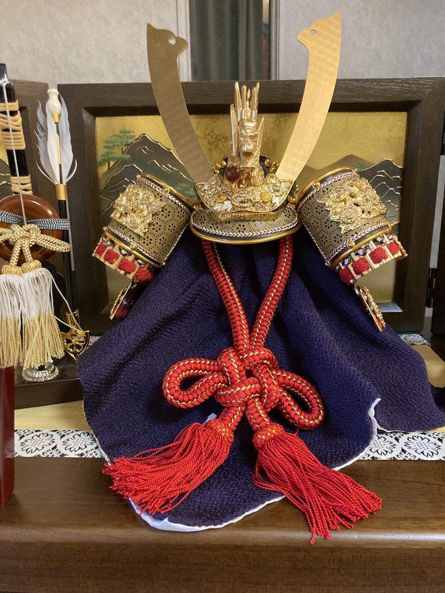久月 五月人形 兜 美品 勇まし