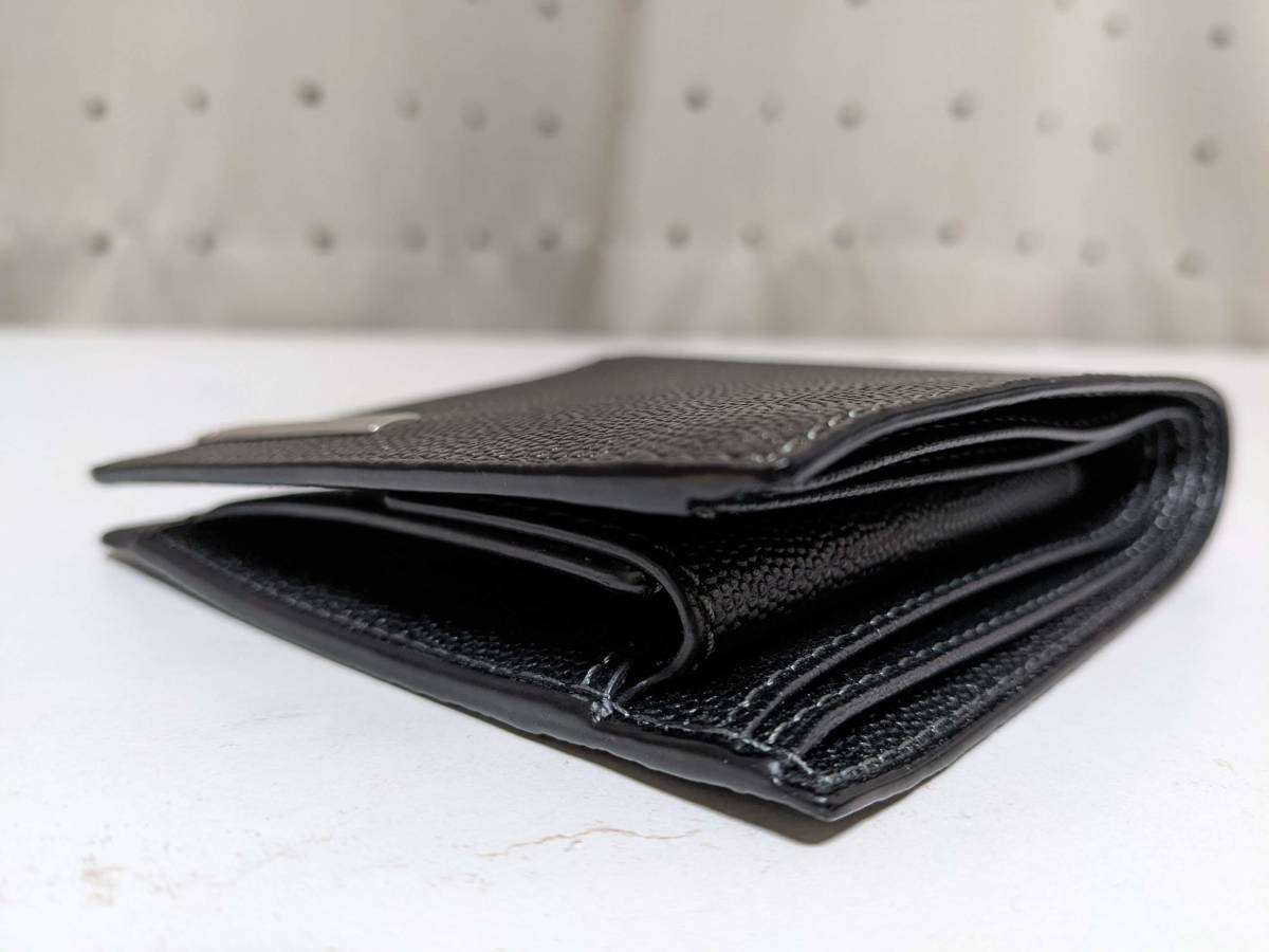 未使用品 Cartier カルティエ サントス 小銭入れ付き 二つ折り  