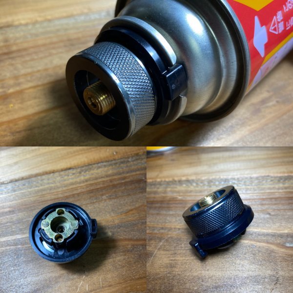 D02-1 CB缶アダプター 2個セットOD缶からCB缶へ変換　ガス変換アダプター　カセットボンベ コンロ/詰め替え/節約/キャンプ/アウトドア/互換_2