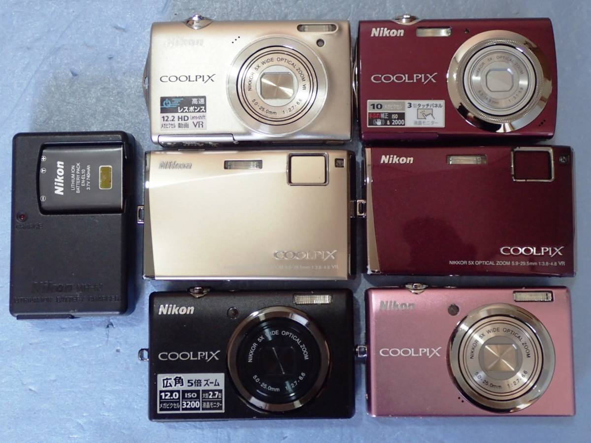Nikon EN-EL10 Coolpix 2-Pack Camera El10 Nikon、EN-EL10バッテリー使用「 COOLPIX S5100 / S570 / S230 / S60 」 の6台組