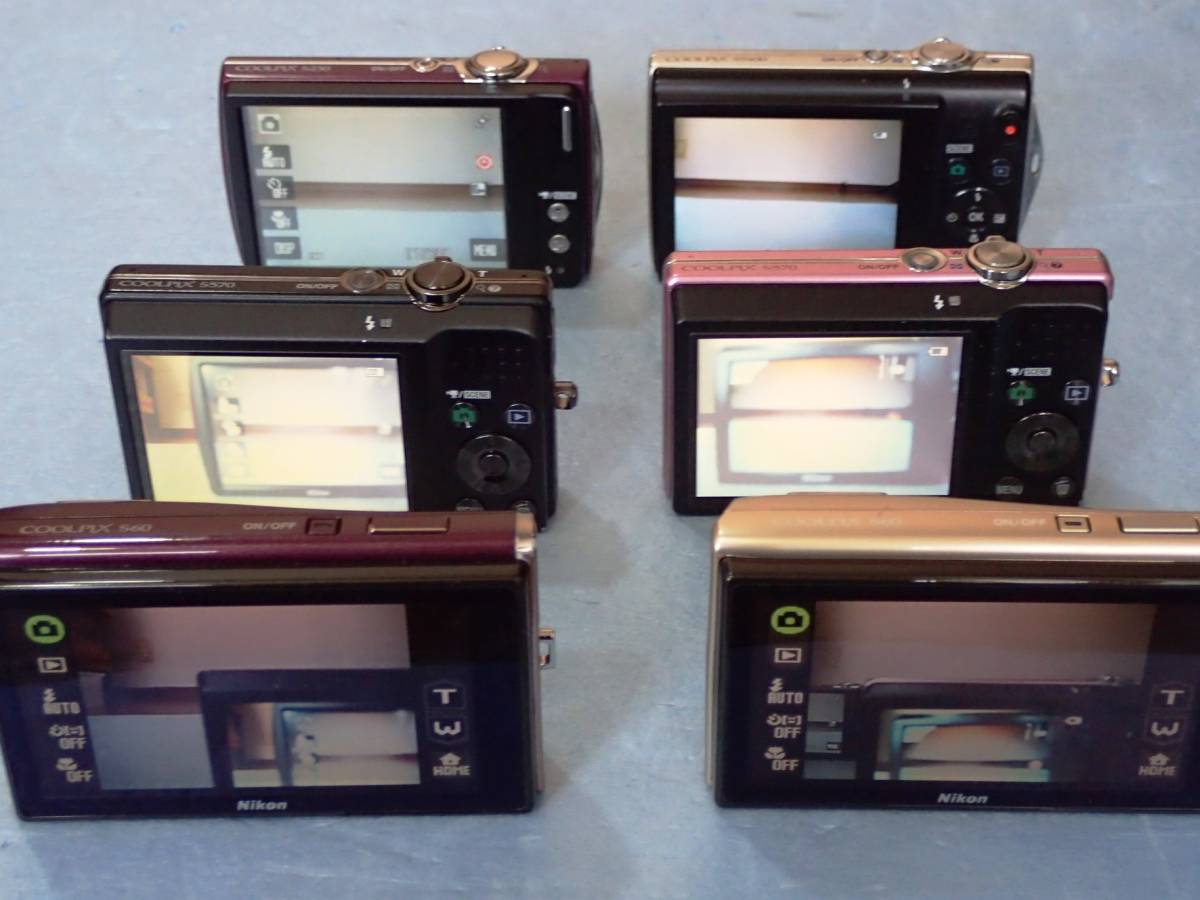 Nikon EN-EL10 Coolpix 2-Pack Camera El10 Nikon、EN-EL10バッテリー使用「 COOLPIX S5100 / S570 / S230 / S60 」 の6台組