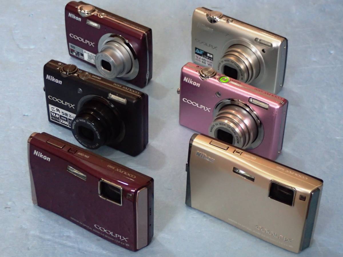 Nikon EN-EL10 Coolpix 2-Pack Camera El10 Nikon、EN-EL10バッテリー使用「 COOLPIX S5100 / S570 / S230 / S60 」 の6台組