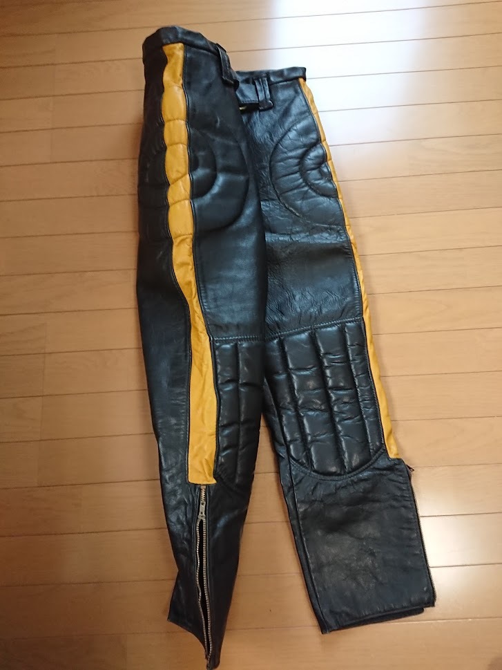 ビンテージ VMX レザーパンツ 革パンツ ビンテージモトクロス｜オートバイ