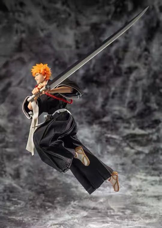 黒崎一護フィギュア１２体セットまとめ売り 新品 BLEACH 1/12 可動フィギュア ブリーチ 黒崎一護 斬魄刀付き 塗装