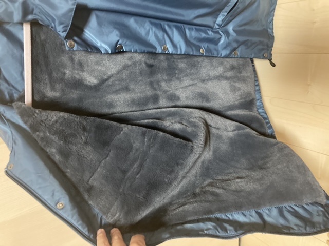 ブルコ bluco ボア コーチジャケット ネイビー 裏ボア ハーレー バイカー