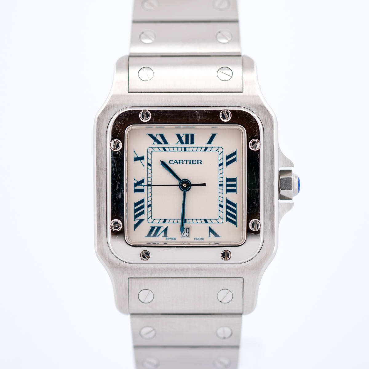 Cartier サントスガルベ LM ムーンフェイズ 正規OH済 CARTIER SM