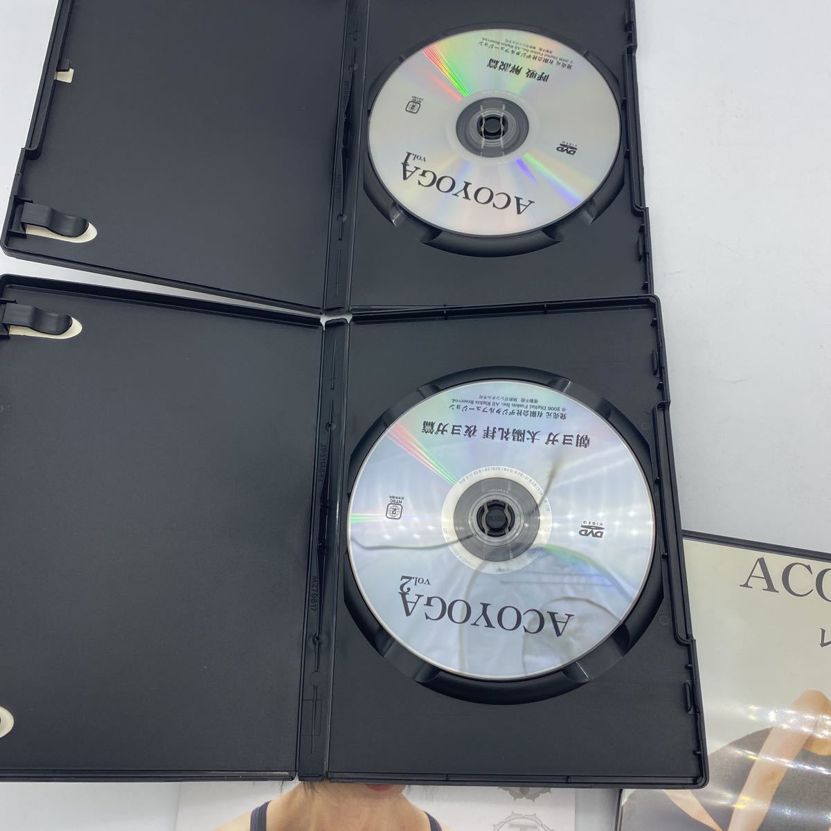 ACOYOGA DVD 4巻セット テキストブック付き アコヨガ ヨガ ヨーガ 呼吸 